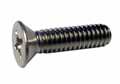 #12-24 x 1-1/2" Phillips Flat Head Machine Screw 18-8 Stainless Steel