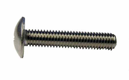 6-32 x 3/4" Slotted Truss Head Machine Screws Stainless Steel 18-8 Qty 100 