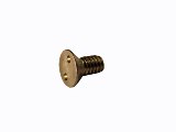#8-32 x 1" Tamper Proof Snake Eyes Flat Head 18-8 Stainless