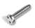 #10 x 3/4" Tamper Proof Snake Eyes Pan Head Screw 18-8 Stainless