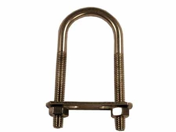 5/16" x 2-1/2" x 3-1/2" 304 Stainless Steel U-Bolt