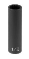 11/16" Deep Length 12 Point Impact Socket 3/8" Drive