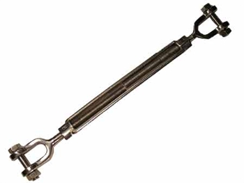 1/4" Jaw & Jaw Turnbuckle 316 Stainless Steel