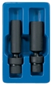 2 Piece 3/8" Drive Universal Swivel Spark Plug Impact Socket Set