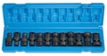 12 Piece 3/8" Drive 6 Point Shallow Fractional Universal Impact Set