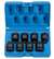 8 Piece 1/2" Drive 4 Point Pipe Plug Impact Socket Set