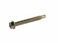 #14 x 3-1/2" Hex Washer Head Drill Screw Zinc Plated Steel