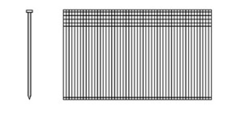 1250 Count 1.5" 16 Gauge 304 Stainless Steel Straight Finish Nails - For Exterior/Trim Work