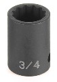 19mm Standard Length 12 Point Impact Socket 1/2