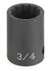 11/16" Standard Length 12 Point Impact Socket 1/2" Drive