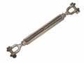 1/4" x 4" Jaw and Jaw Turnbuckle Hot Dipped Galvanized