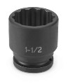 19mm Standard Length 12 Point Impact Socket 3/4" Drive