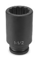 23mm Deep Length 12 Point Impact Socket 3/4" Drive