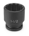 33mm Standard Length 12 Point Impact Socket 3/4" Drive