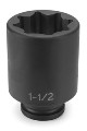 1-1/4" Deep Length 8 Point Impact Socket 3/4" Drive