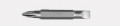 #2 Phillips x #6-#8 Slotted Double Ended Screwdriver Bit