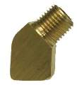 1/2" 45 Degree Street Elbow Brass Pipe Fitting