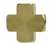 3/8" Crosses Brass Pipe Fitting