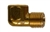 1/2" x 3/8" 90 Degree Reducing Elbow Brass Pipe Fitting