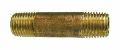 1/8" x 2-1/2" Nipple Brass Pipe Fitting