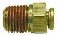 1/4" x 3/8" Brass Push In Male Connector