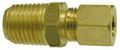 3/16" x 1/4" Compression Brass Male Adapter