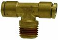 1/2" Tube x 1/2" MPT Male Branch Tee-DOT Push In Air Brake
