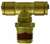 1/4" Tube x 1/8" MPT Swivel Branch Tee-DOT Push In Air Brake