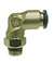3/8" x 1/4" Nickel Push In Fixed Male Elbow
