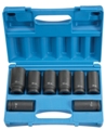 8 Piece 3/4" Drive 6 Point Deep Metric Impact Socket Set